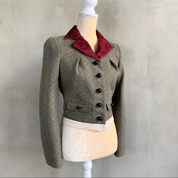 Louis Vuitton Tweed Fitted Jacket Nwot 